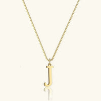 Collier en Or avec Lettre Initiale