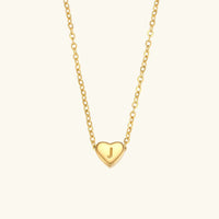 Collier en Or avec Initiale en Cœur