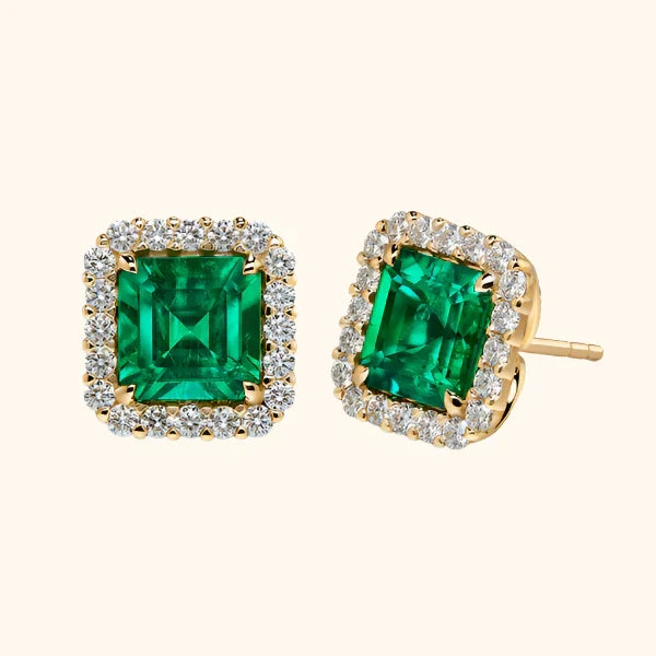 Boucles d'Oreilles Camélia en Or Élégant