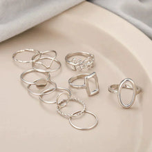 Ensemble de 11 Anneaux Vintage (Ajustable)