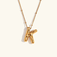 Collier en Or avec Initiale Balloon