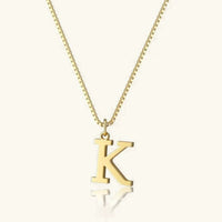 Collier en Or avec Lettre Initiale