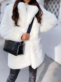 Thea | Manteau en peluche à chaleur douillette pour femme