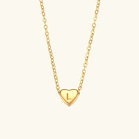 Collier en Or avec Initiale en Cœur