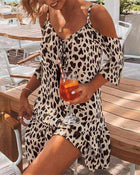 Robe imprimé léopardd