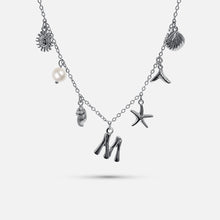 Collier Océan avec Lettre en Argent