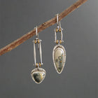 Boucles d'oreilles longues mécaniques punk