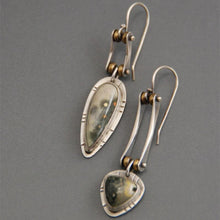 Boucles d'oreilles longues mécaniques punk