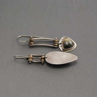 Boucles d'oreilles longues mécaniques punk