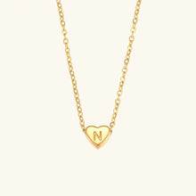 Collier en Or avec Initiale en Cœur
