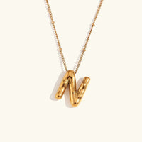 Collier en Or avec Initiale Balloon