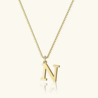 Collier en Or avec Lettre Initiale