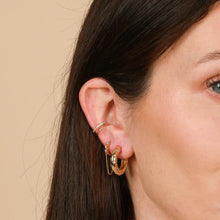 Boucles d'oreilles en anneau stellaire | Or