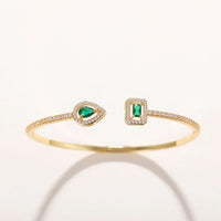 Bracelet Émeraude Brillante