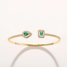 Bracelet Émeraude Brillante