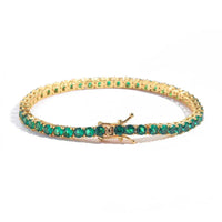Bracelet Ella avec émeraude
