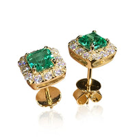Boucles d'oreilles Camélia en Or Élégant