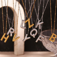 Collier en Or avec Initiale Balloon
