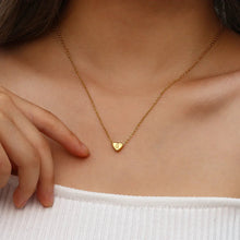 Collier en Or avec Initiale en Cœur