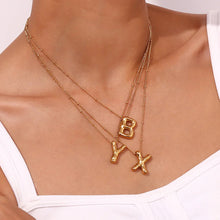 Collier en Or avec Initiale Balloon