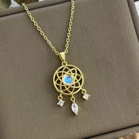 Collier avec pierre de lune - Attrape-rêves