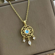 Collier avec pierre de lune - Attrape-rêves