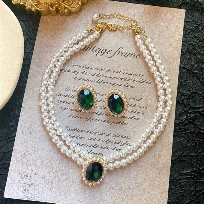 Ensemble de Bijoux Émeraude
