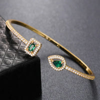 Bracelet Émeraude Brillante