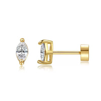 Boucles d'oreilles Goutte Diamant | Or