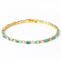 Bracelet en Pierre Turquoise Naturelle | Or