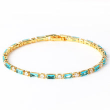 Bracelet en Pierre Turquoise Naturelle | Or