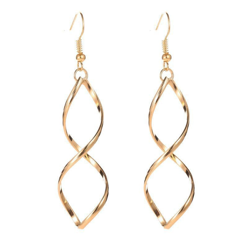 Boucles d'oreilles Spirale Dorée | Or