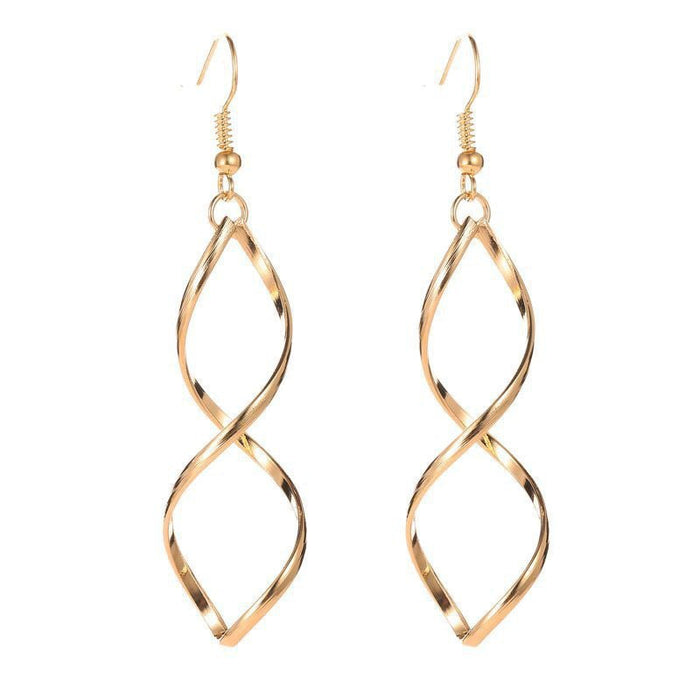 Boucles d'oreilles Spirale Dorée | Or