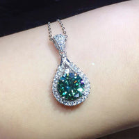 Collier Émeraude Élégant