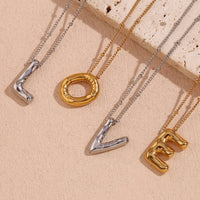 Collier en Or avec Initiale Balloon