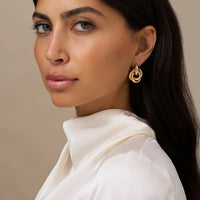 Boucles d'Oreilles Entrelacées | Or