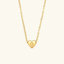 Collier en Or avec Initiale en Cœur