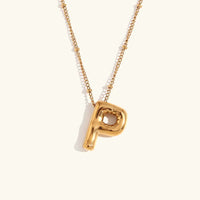 Collier en Or avec Initiale Balloon