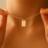 Collier de Promesse avec Initiale