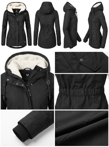 Éliane – manteau d’hiver long imperméable pour femmes, chaud et élégant