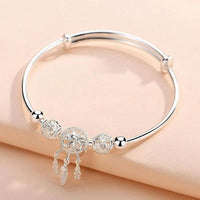 Bracelet ajustable «Attrapeur de Rêves» en argent