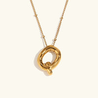 Collier en Or avec Initiale Balloon