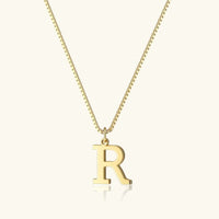 Collier en Or avec Lettre Initiale