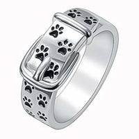 Bague Collier Joli et Élégant Inspiré par les Chiens