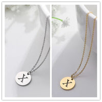 Collier en Or avec Pendentif de Lettre Élégante