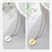 Collier en Or avec Pendentif de Lettre Élégante