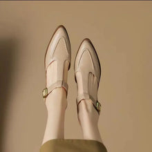 Aurenza - Chaussures femme à boucle et talon bas
