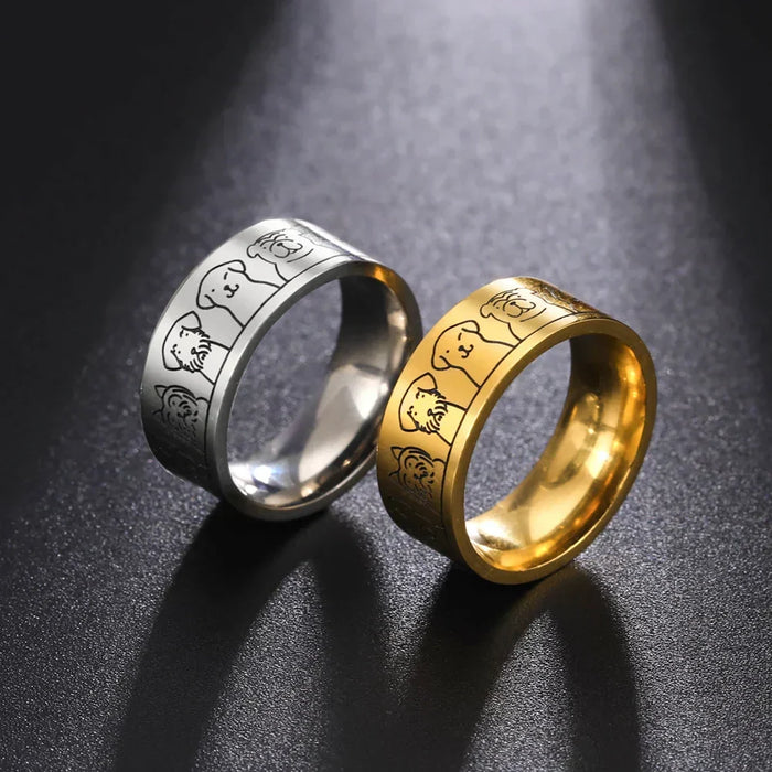 Bague Chien Gardien
