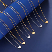Collier Atemporal en Cœur avec Initiale
