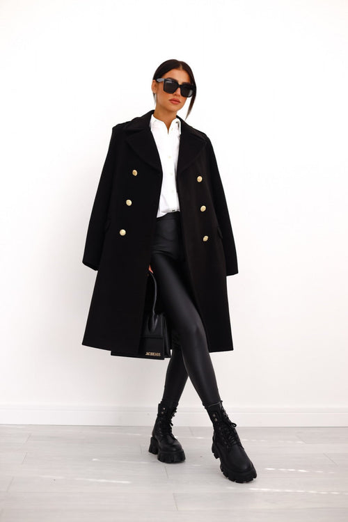 Zora | Manteau long élégant et ample pour femme